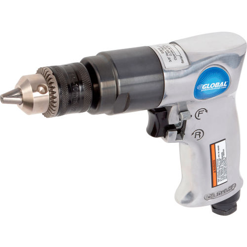 Global Industrial™ 3/8" Reversible Pistol Grip Drill
