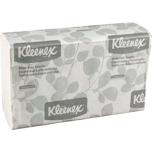 Multi-Fold Paper Towels, 9-1/4 x 9-1/2, White, 150/Pack, 8/Carton - KIM02046