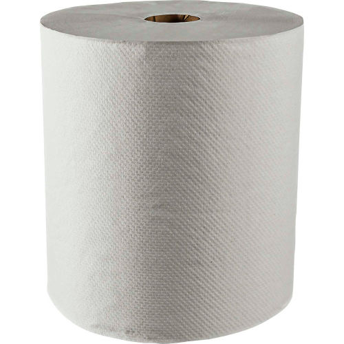 SCOTT 100% Recycled Fiber Hard Roll Towels, White, 8 x 800', 12/Carton - KIM01052