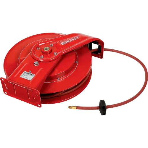 Reelcraft 7670 OLP Heavy Duty Spring Retractable Hose Reel 3/8 x 70ft