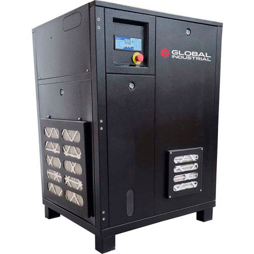 Global Industrial&#153; Tankless Rotary Screw Air Compressor, 5 HP, 1 Phase, 230V