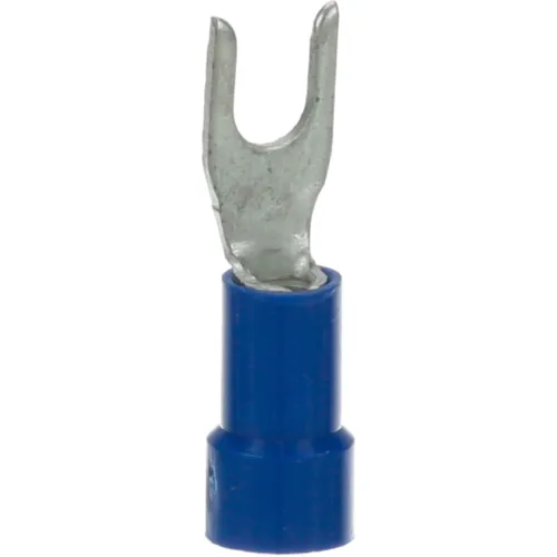 Allpoints 851025 Blue Spade Terminal; Stud 6; 14 100/Box