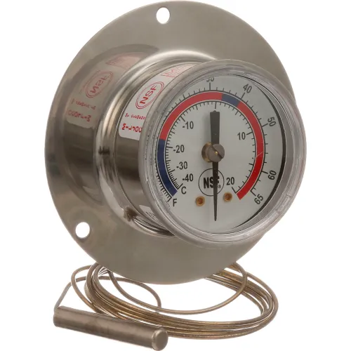 2 Dial Thermometer for Atlantic Fluid Vacuum Pump 2 1/2 stem (0-220  degrees)