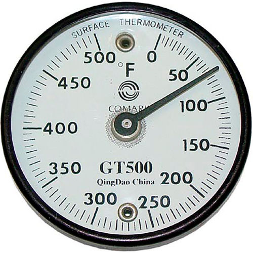 Allpoints 621076 Thermometer2", 0-500F, Magnet