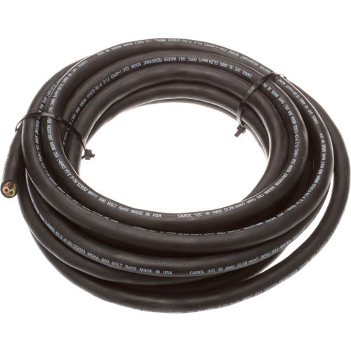 Allpoints 38-1292 Type SO Power Cord; 3 Wire; 10 Gauge; 600V; 30A; 25'