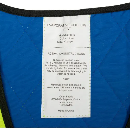 Chill-Its 6665 Evaporative Cooling Vest - Diamond Athletic