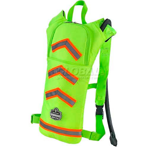Chill-Its® Hi-Vis Low Profile Hydration Pack, Lime, 2 ltr