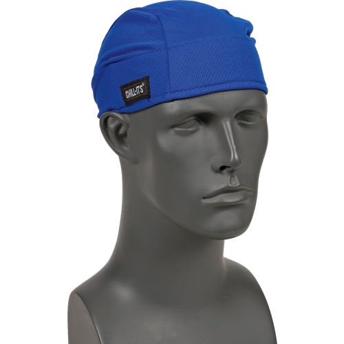 Ergodyne® Chill-Its® 6615 High-Performance Dew Rag, Blue