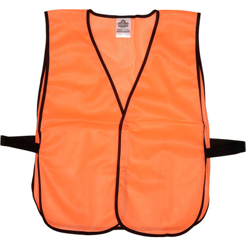 GloWear® 8010HL Non-Certified Economy Vest, Orange, One Size