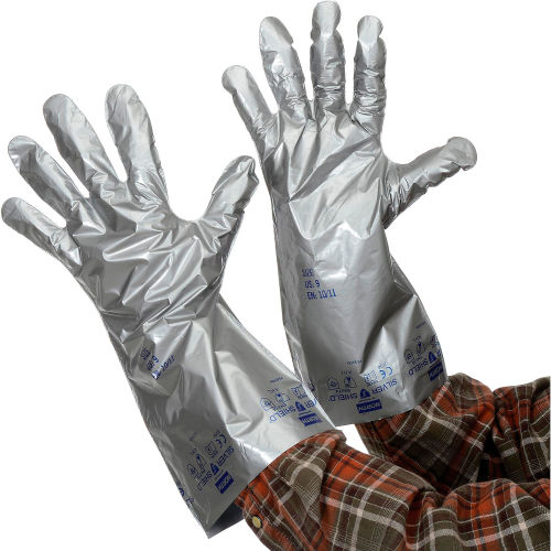 Silver Shield/4H Gloves, NORTH SAFETY SSG/9, Pack of 10 Pairs
