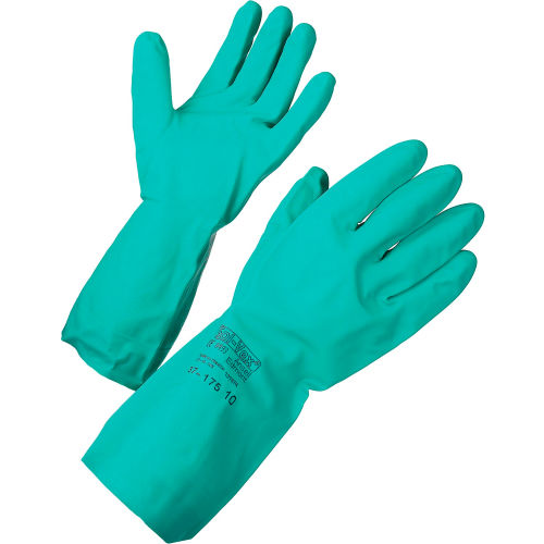 rubber gloves green