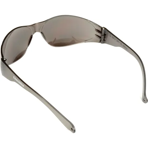 MCR Safety Checklite Scratch-Resistant Safety Glasses, Gray Lens