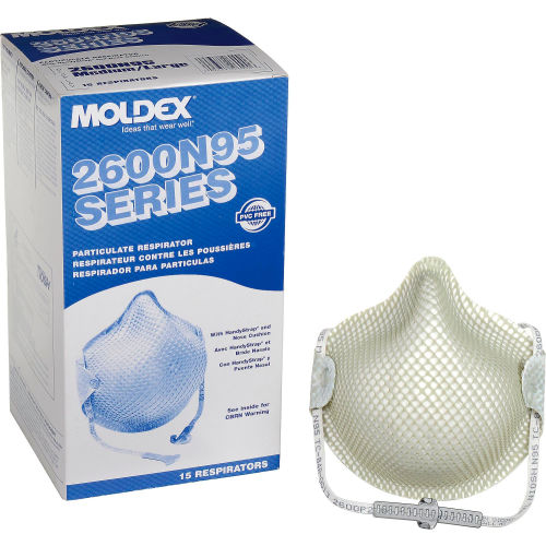 Moldex 2600N95 2600 Series N95 Particulate Respirators
																			