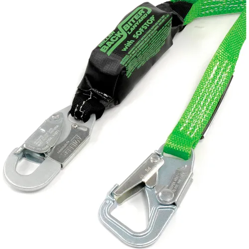 Miller BackBiter® Tie-Back Lanyard, 6-ft, 913B/6FTGN