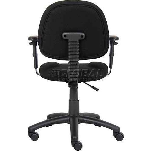 boss deluxe posture chair with adjustable arms