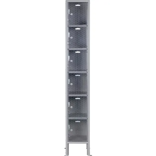 Global Industrial™ Z-Style 2-Tier 2 Door Digital Wood Locker, 12