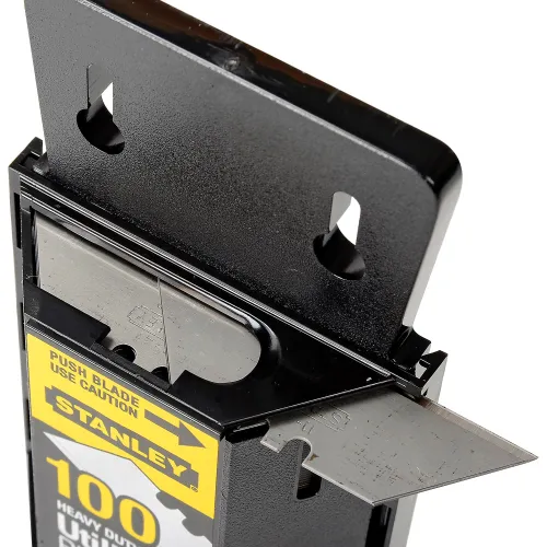 Stanley Heavy Duty Utility Blades with Dispenser - 100 count