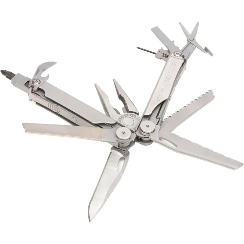 LEATHERMAN, Wave+, 18-in-1 Full-Size, Versatile Multi-tool for DIY, Home,  Garden, Outdoors or Everyday Carry (EDC), Stainless Steel 