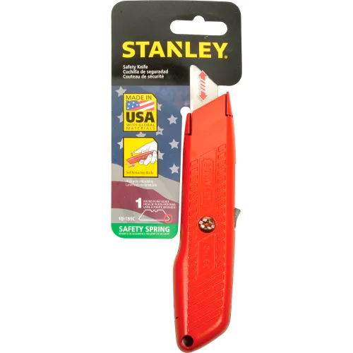Stanley Self-Retracting Utility Knife 10-189C - The Home Depot