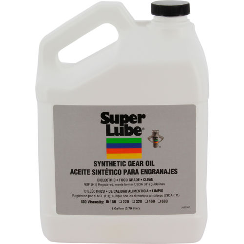 Super Lube® Synthetic Gear Oil ISO 150, 1 Gallon Bottle 54101 Pkg Qty 4