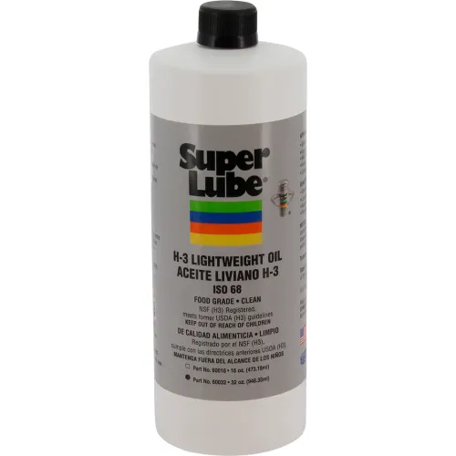 Superlube® H3 Direct Food Contact Multi Purpose Oil - 32 Oz. - Pkg Qty 12