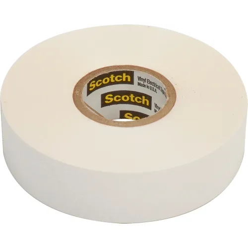 Scotch Vinyl Electrical Color Coding Tapes 35, White