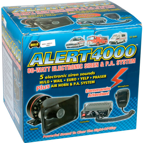 Wolo 4000 Alert 4000 Siren Speaker System