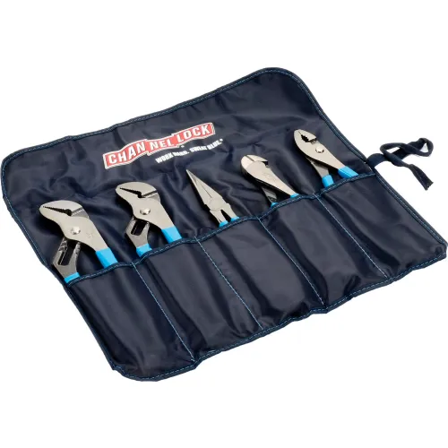 Channellock Professional Pliers Tool Set - Roll-Up Pouch - 5 pc -  Paxton/Patterson