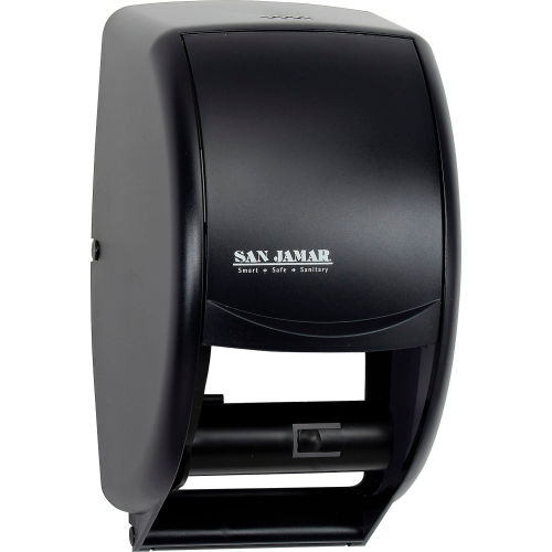 San Jamar® Classic Duett Standard Tissue Dispenser - Black