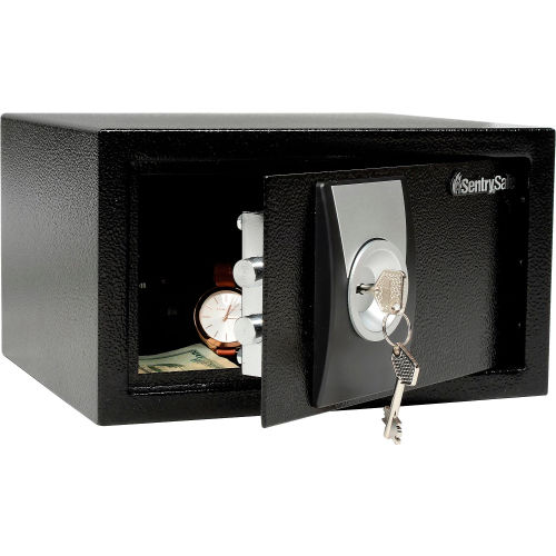 SentrySafe Security Safe X031 - 11-3/8 W x 10-3/8 D x 6-5/8 H, Black