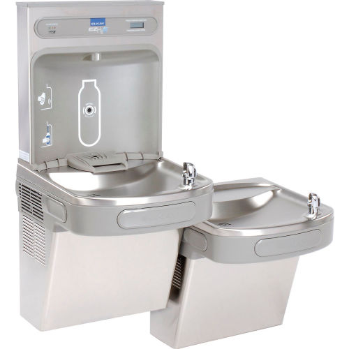 Elkay EZH2O Water Refilling Station, Wall Mount, Bi-Level, VR Bubbler ...