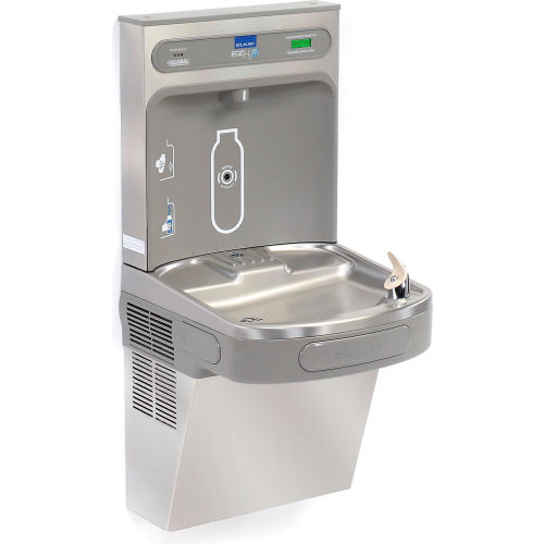 Elkay EZH2O LZS8WSSK Water Bottle Refilling Station W/Filter, Stainless Steel