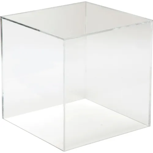 12"W X 12"D X 12" H Large Display Cube - Clear - Pkg Qty 2