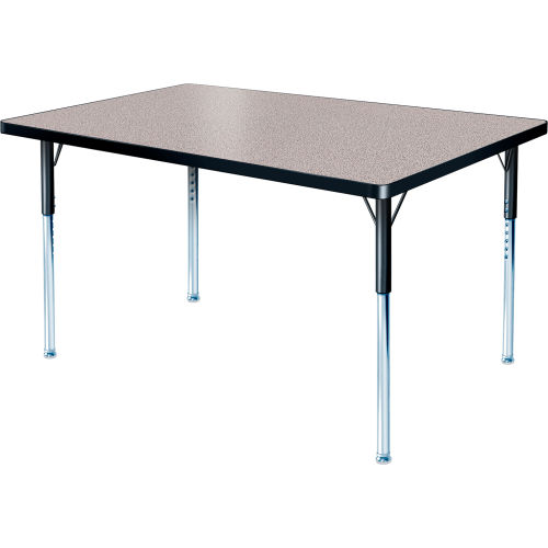 Activity Table - Rectangle - 24" X 48", Standard Adj. Height, Gray Nebula