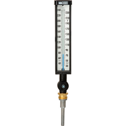 9in Variangle Thermometer, 3 1/2in stem, 30-240F
																			