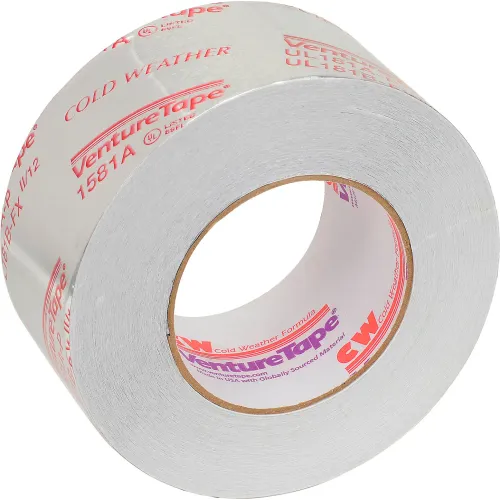 3M™ VentureTape Foil Tape, 2-1/2 IN x 60 Yards, 1581A-G075