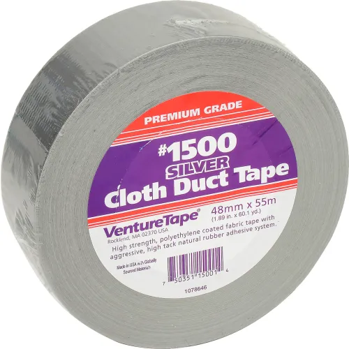 3M™ VentureTape UL181B-FX FlexDuct Tape, 2 IN x 120 Yards, Sliver