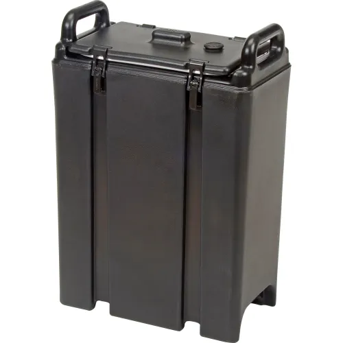 Cambro 500LCD110 Camtainers 4.75 Gallon Black Insulated Beverage Dispenser