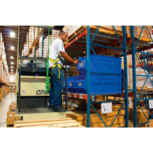 16-1/2 x 41-7/8 x 17-1/2 Rack Bin, Blue