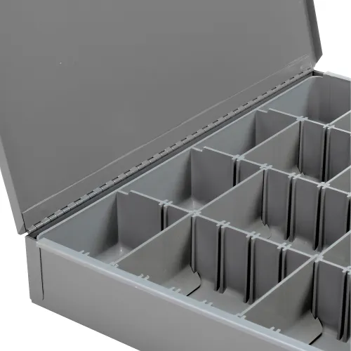  DURHAM Compartment Box - 18x12x3 - (13) Compartments - With  Adjustable Dividers - Lot of 4 : Everything Else