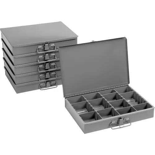 Durham 215-95-IND Gray Cold Rolled Steel Individual Adjustable Compartment  Small Scoop Box, 13-3/8 W x 2 H x 9-1/4 Depth : : Tools & Home  Improvement