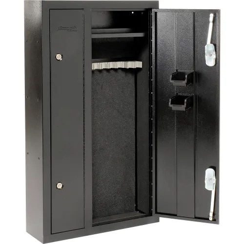 Homak 8 gun steel outlet security cabinet hs30103660