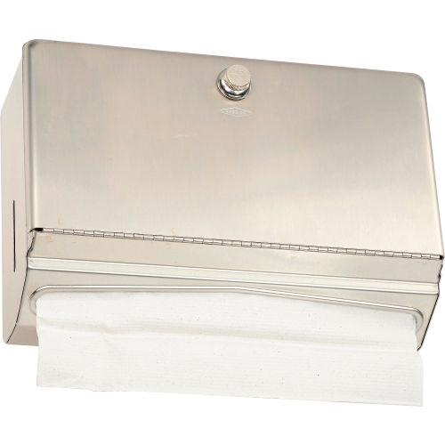 Bobrick® ClassicSeries™ Horizontal Towel Dispenser w/ Knob Latch - B
