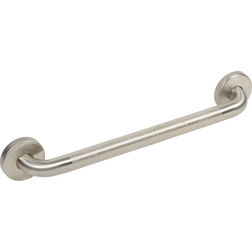 Bobrick® 1-1/4" Dia. Straight Peened Grab Bar - 18"W - B5806.99x18