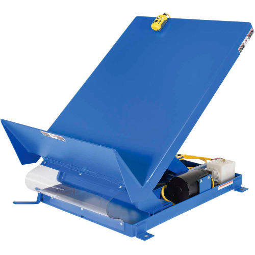 Unitilt Single Scissor Lift & Tilt Table UNI36484BLU4603 4000 Lb