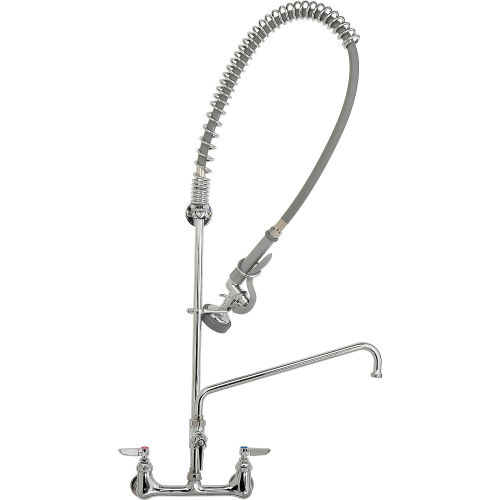 T&S Brass Pre-Rinse Unit With Wall Mount Faucet
