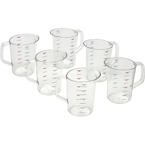 Rubbermaid Commercial FG321800 - Measuring Cup, Bouncer®, 4 Quart, Clear  Polycarbonate