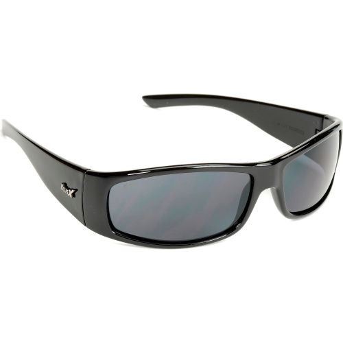 Boas® Xtreme Safety Glasses, ERB Safety, 17921 - Black Frame, Smoke