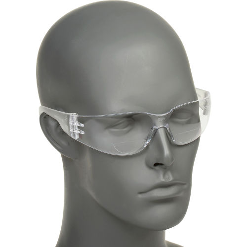 IProtect® Reader Safety Glasses, ERB Safety, 17988 - Clear Bifocal +1.5 Lens