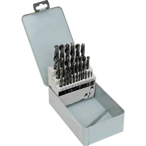 29 Pc. HSS Import Black Oxide Jobbers Drill Set